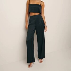 Petites Cleo Satin Two Piece